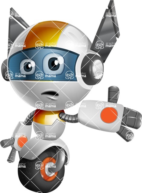 Cute robot cartoon character - 112 stock vector images - Cute robot cartoon character feeling sorry - stock vector graphic image
